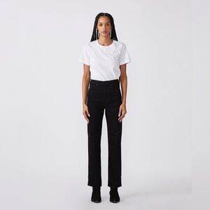 SLVRLAKE Women’s London Straight Leg Jeans Black Size 25